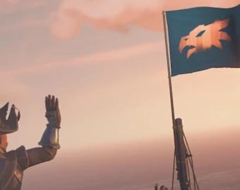 Bandera exclusiva del 8.º aniversario de Sea of Thieves: Lustrous Legend - DLC para Xbox y Windows