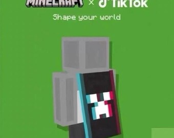 Código de capa de TikTok de Minecraft para Bedrock y Java - 7x24 (objeto raro)