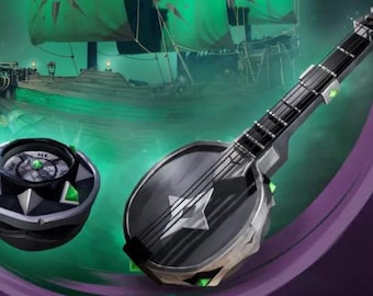 Sea of Thieves: Banjo de obsidiana, brújula de ónix y llave del casco.