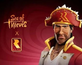 Sombrero exclusivo de rubí del 40 aniversario de Sea of Thieves