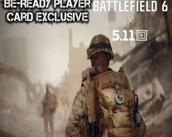 BATTLEFIELD 6 x 5.11 tactical exclusive - be-ready player card