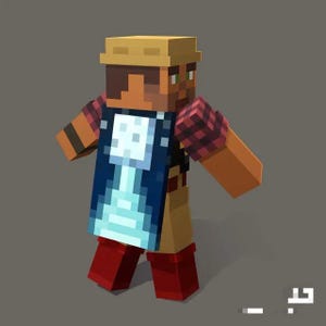 Código de capa de sendero de luz de luna de Minecraft para Bedrock y Java - 7x24 objeto raro