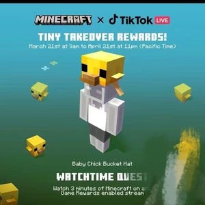 Código de canje del sombrero de pescador pollito de Minecraft Bedrock Edition