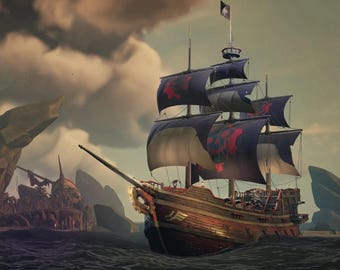 Código para Xbox del paquete de barco Omen de Sea of Thieves