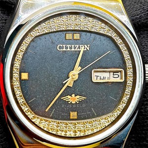 Relógio Citizen Eagle Automático Vintage 21 Jewels | Relógio de Pulso Masculino Mecânico Japonês com Dia e Data