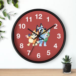 Bluey wall clock - Etsy 日本