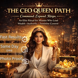 CEO Queen Path Wealth Ritual – Potere femminile, autorità di leadership e attivazione dell'abbondanza / Di Morgana