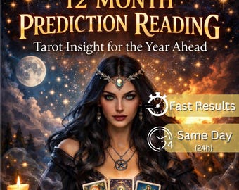 12 Month Tarot Reading | Personalized Forecast, Love & Career