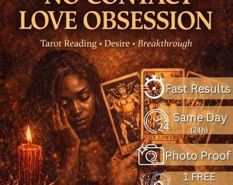 No Contact Love Obsession Tarot Reading – Personalized Insight | Current Feelings, Blockages & Future Outcome