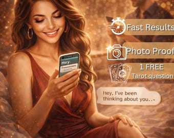 Text Me Now Spell Instant Contact Manifestation Attraction Magic + 1 FREE Tarot reading