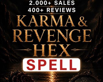 KARMA & REVENGE spell - HEX | Karmic Justice, Energy Reversal, Curse Reversal, Payback Ritual