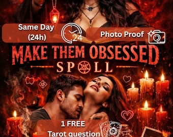 Make Them Obsessed Spell | Obsession Intention Ritual | Attraction & Focus Energy Spell | Desire Manifestation