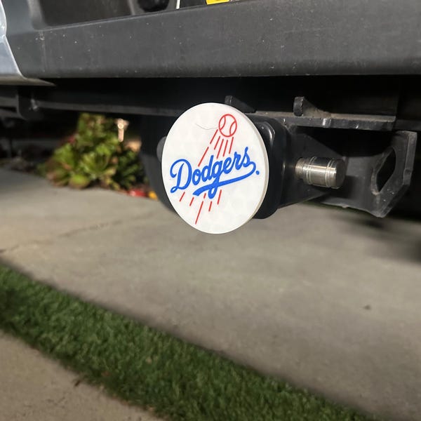 LA Dodgers Tow hitch cover - 3D print