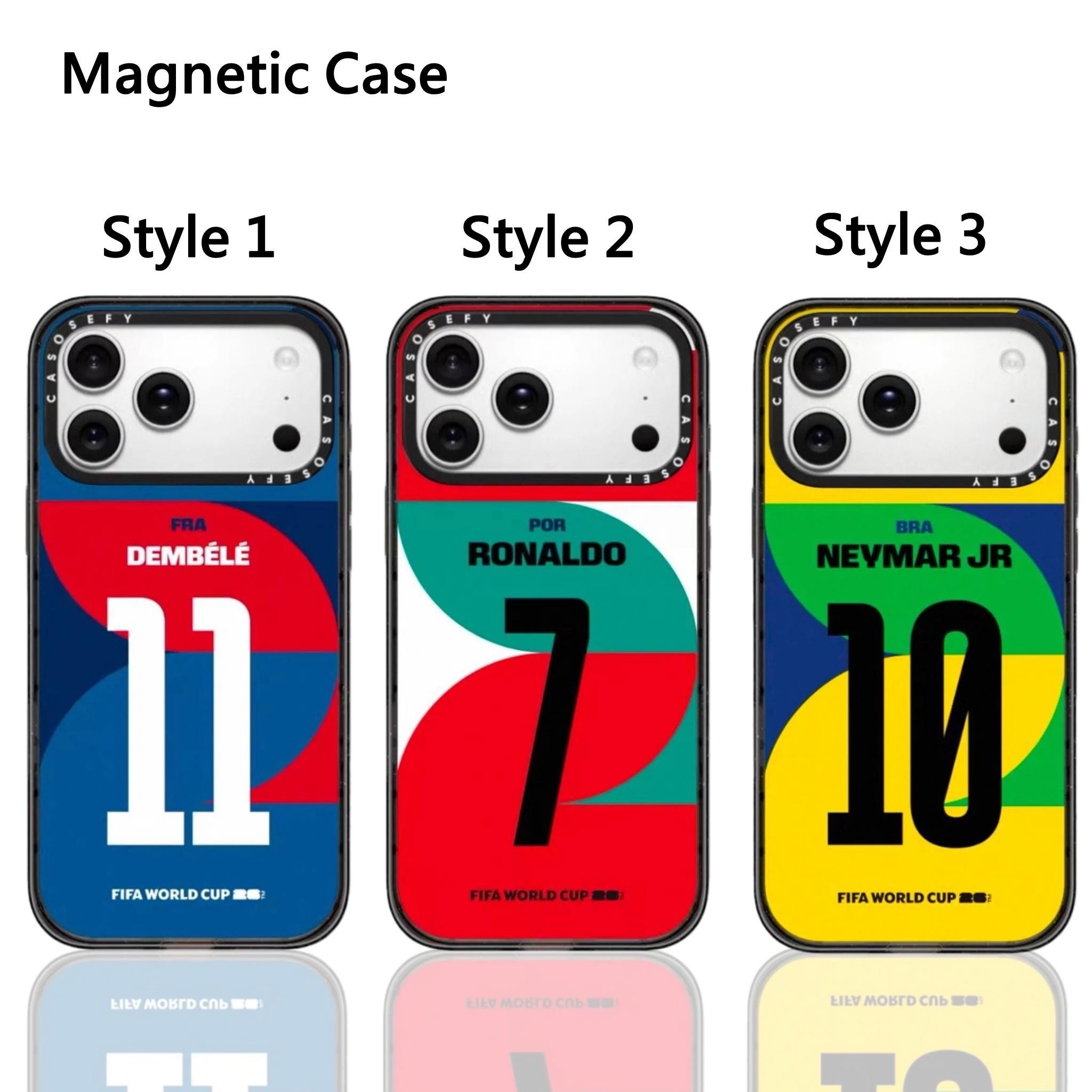 FIFA World Cup Magnetic Phone Case | Football Player Jersey Number