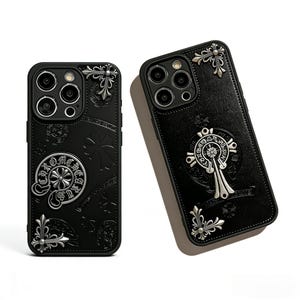 Chrome Hearts Case iPhone 16 Pro - Etsy Chrome Hearts Case iPhone 16 Pro - Etsy