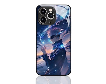 Gojo Satoru Tempered Glass Phone Case | Starry Sky Anime Cover