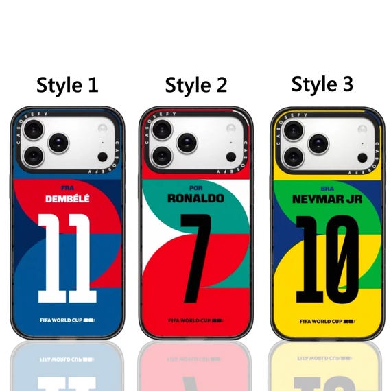 FIFA World Cup Magnetic Phone Case | Football Player Jersey Number