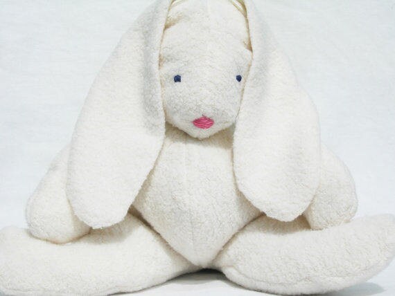 organic stuffed bunny