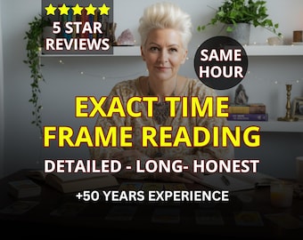SAME HOUR Exact Time Frame Psychic Reading, No Tools Medium Clairvoyant Prediction, Love, Career, Future Forecast, When Will It Happen