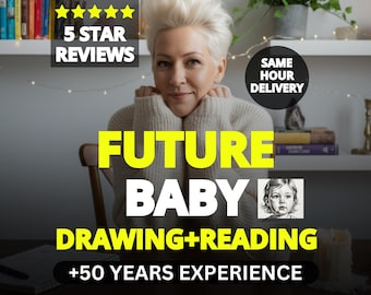 Future Baby Drawing Psychic Reading, Child Gender Reveal, Soul Child Portrait, Pregnancy Timing, Fertility Insight, TTC Family Soul Connect