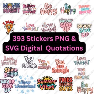 Beste citaat 393 digitale sticker PNG & SVG | Scrapbooking, knutselen. Planner 4000x4000
