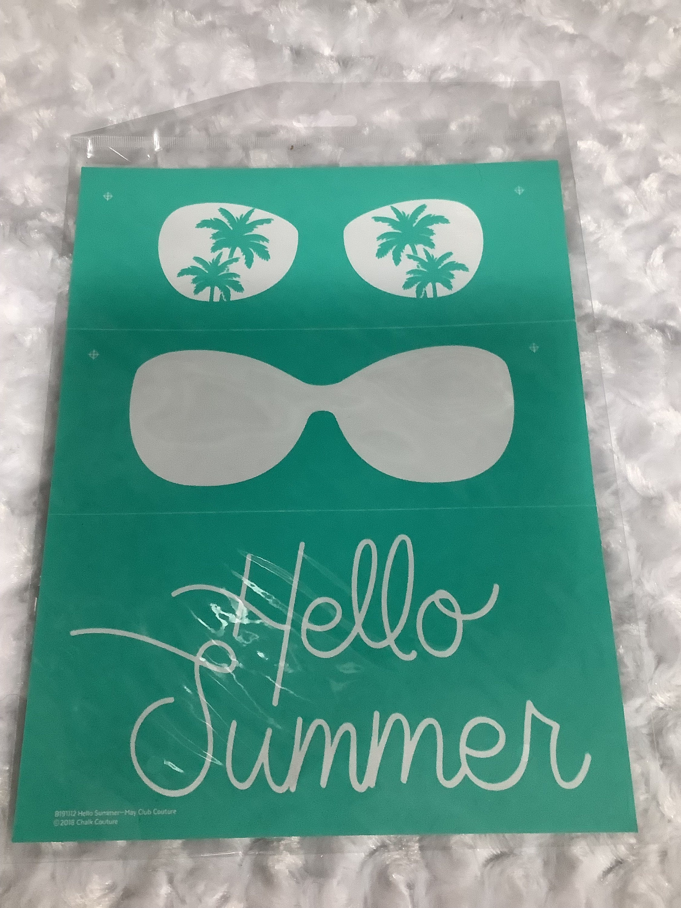 Chalk Couture transfer - Sweet summer