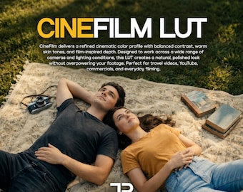Cinematic Film LUT | Instant Hollywood Movie Tones | Rec.709 & LOG Video Presets | Premiere Pro, DaVinci Resolve, Final Cut Pro