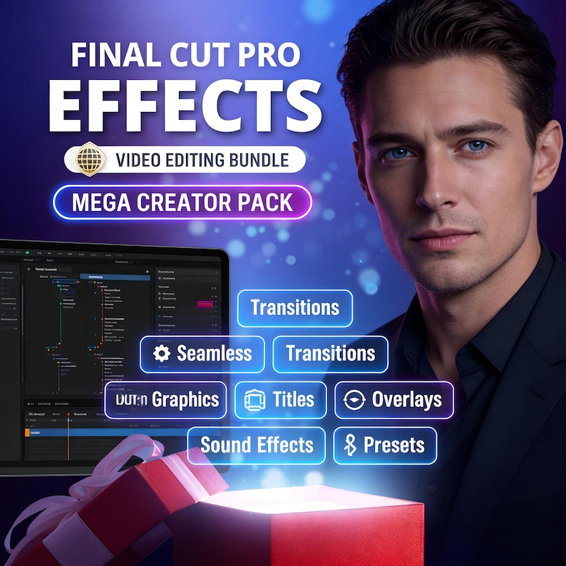 Premiere Pro Effects Bundle | 30GB Video Editing Mega Pack (digital ...