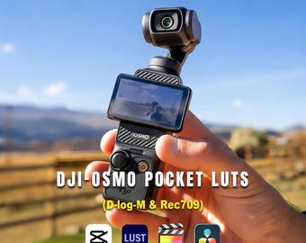DJI Osmo Pocket LUTs | Cinematic Color Grading Presets (Digital Download