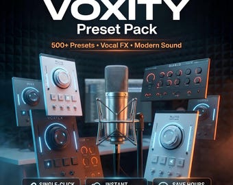 Cymatics VOXITY Preset Pack | 500+ Vocal Presets for Trap, EDM, Hip-Hop (Digital Download)