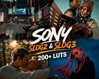 200+ Moody Cinematic Sony S-Log LUTs | Video Color Grading Presets for Sony Alpha Filmmakers | Premiere Pro, DaVinci Resolve