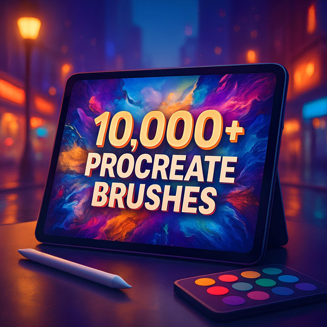 10000+ Procreate Brushes Mega Bundle | Sketch Watercolor Ink Tattoo ...