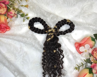 Handmade headdress made of synthetic hair