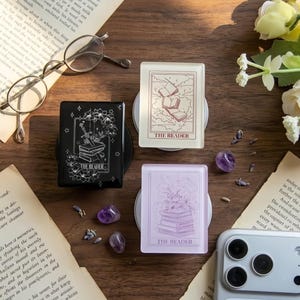 The Reader Magnetic Phone Grip, E-reader Stand, MagSafe Holder, Bookish Gifts