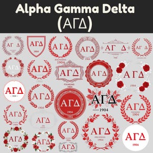 Alpha gam Delta PNG | AGD Schwesternschaft Briefe | Alpha gam Delta PNG Bündel | Griechisch Schwesternschaft Clipart | Cricut Silhouette geschnitten Dateien