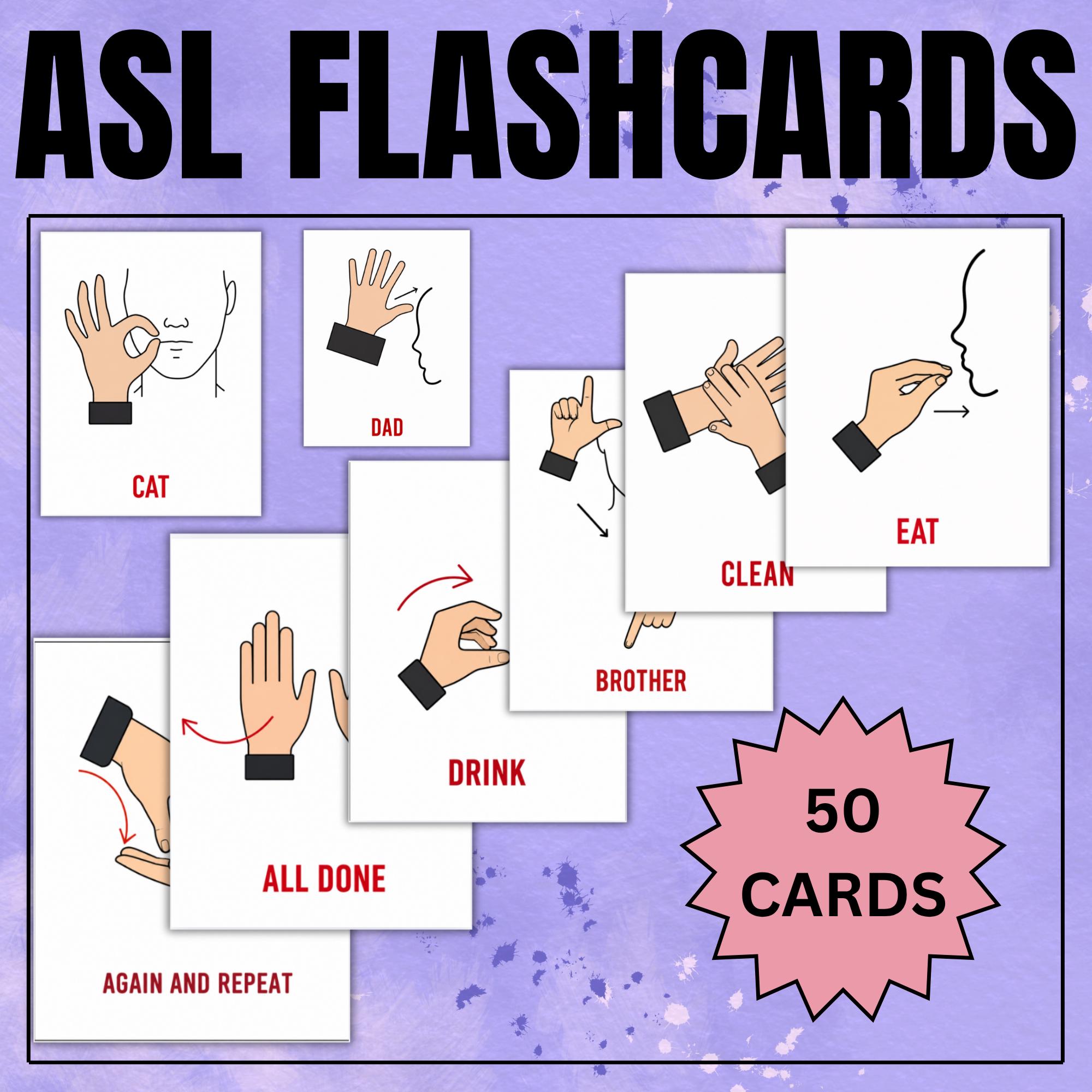 Sign Language for Autism - Etsy