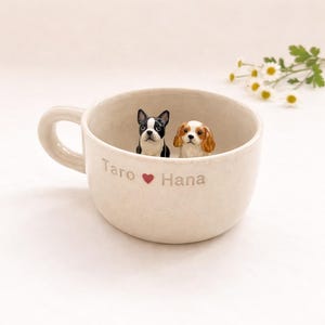 Custom Pet Mug, Personalized Peekaboo Mug, Hidden Animal Coffee Cup, Dog Cat Lover Gift