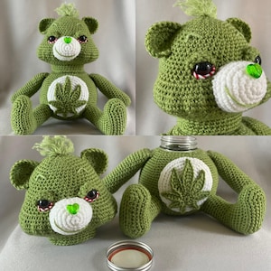 Patrón de crochet "No me importa el oso"