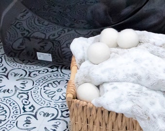 Eco-Friendly Organic Wool Dryer Balls - Set of 6