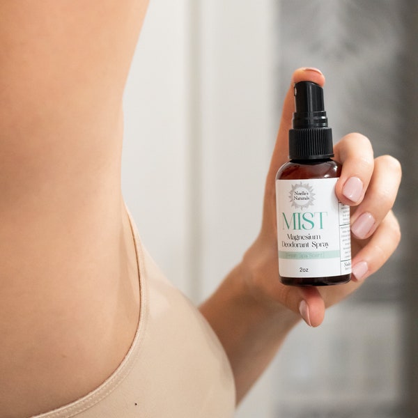 Mist - Magnesium Deodorant Spray - All Natural - Fresh Spa Scent - 2oz