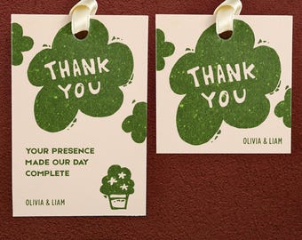 Plantilla de etiqueta de agradecimiento para bodas estilo Cottage Core / Diseño de sello dibujado a mano estilo linograbado / Plantilla editable de Canva / Etiqueta de regalo