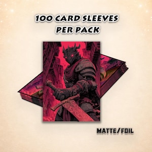 Mtg Knight Deck Sleeve - Etsy