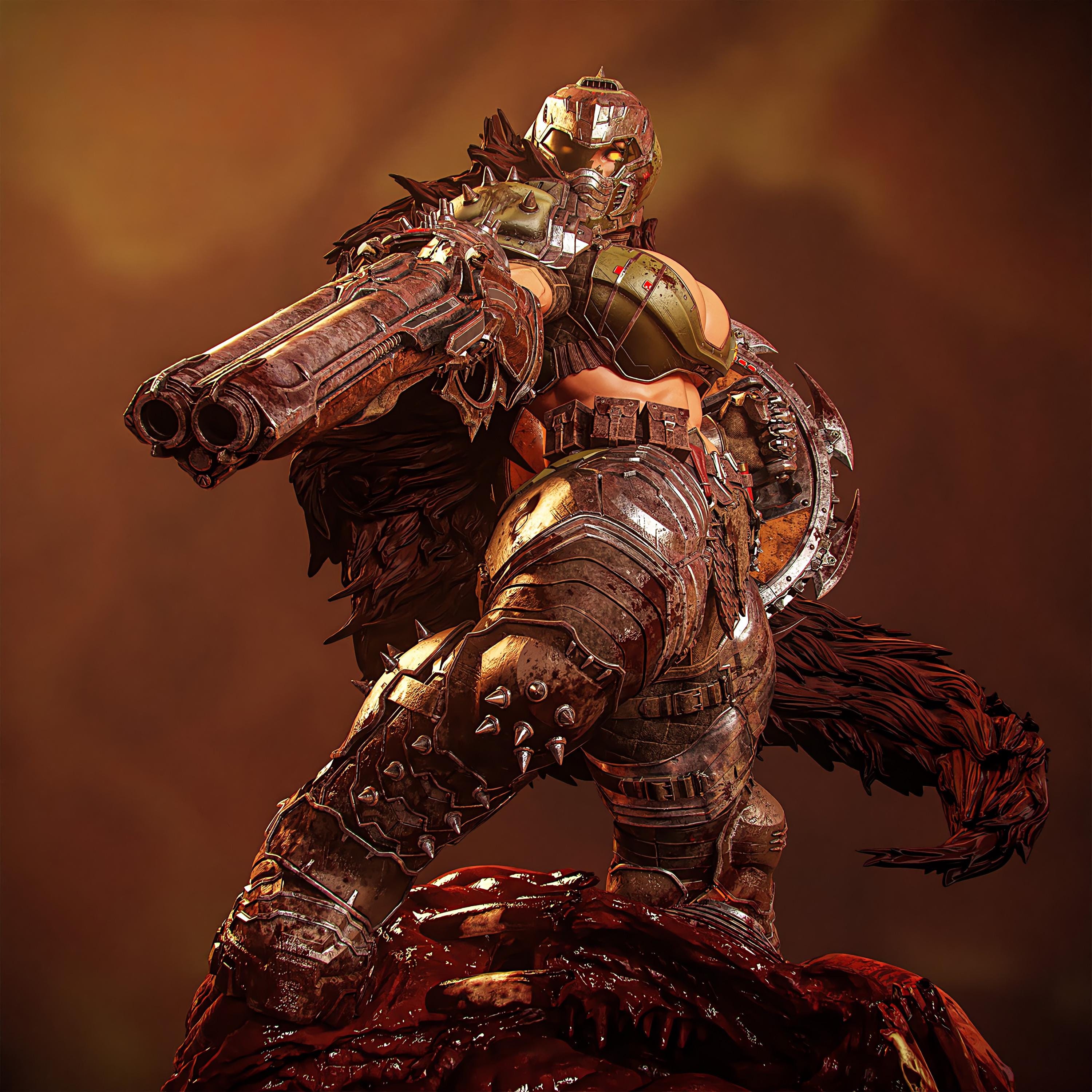Doom slayer figure - Etsy 日本
