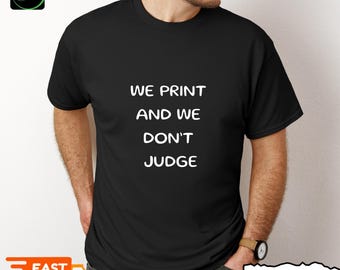 Custom Printed Cotton T-Shirt | Personalized Design Shirt | Custom Text & Logo Tee | Unisex Custom Shirt