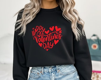 Happy Valentine’s Day Shirt | Cute Valentine Graphic Tee | Romantic Love T-Shirt | Valentine Gift for Him or Her | Valentine Outfit