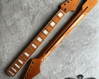 Stratocaster Roasted Replacement Neck Block Inlays 21 fretboard!