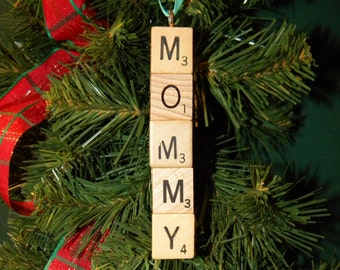 Mommy Scrabble Ornament 7393