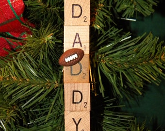 Daddy Scrabble Ornament 7399