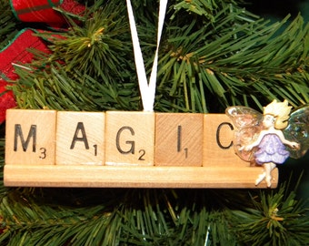 Magic Scrabble Ornament on Rack 7437