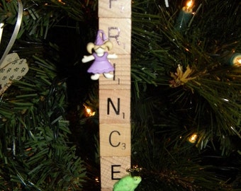 Princess Scrabble Ornament